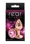 Rear Assets Rose Gold Anal Plug - Small - Pink